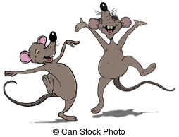 Dansing Mice   Ratt And Mice Happy And Dancing