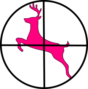 Deer In Scope Clip Art At Clker Com   Vector Clip Art Online Royalty