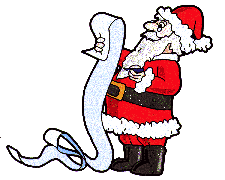 Free Clipart Of Santa Claus Clipart Of Santa Checking Over His