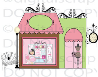     Get 1 Free Fashion Boutique S Hop Store Front Girly Graphic Clip Art