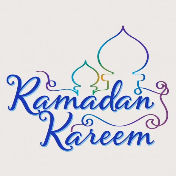 Happy Ramadan Kareem Ramazan Mubarak Arabic Calligraphy English Vector