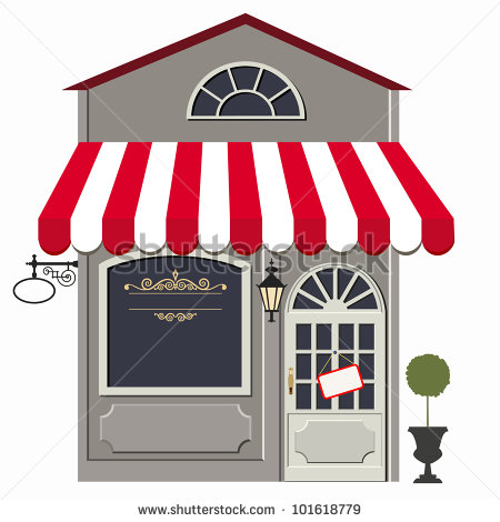 Little Cute Retro Store Shop Or Boutique   101618779   Shutterstock