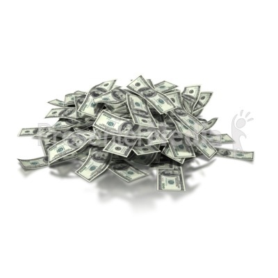Pile Of Money   Dollar Bills   Business And Finance   Great Clipart    