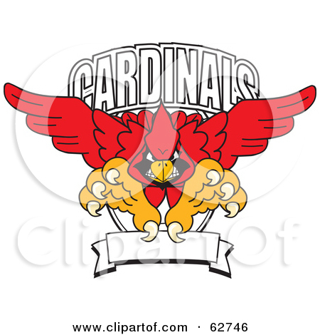 Royalty Free  Rf  Cardinal Mascot Clipart Illustrations Vector