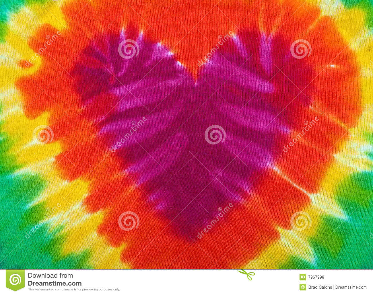 Tie Dye Heart Royalty Free Stock Photos   Image  7967998
