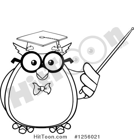 Wise Owl Clipart Black And White Black And White Wise Professor