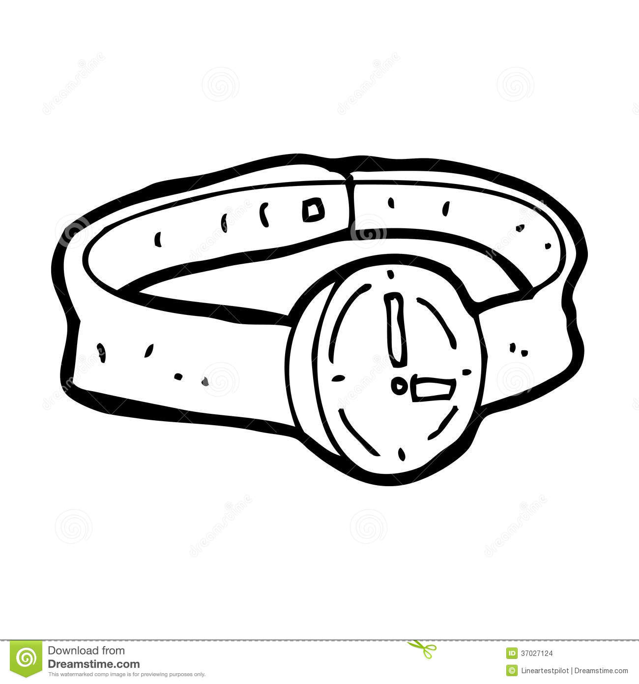 Cartoon Wrist Watch Stock Images   Image  37027124
