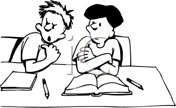 Free Clip Art Image  Black And White Cartoon Of An Angry Boy Gossiping