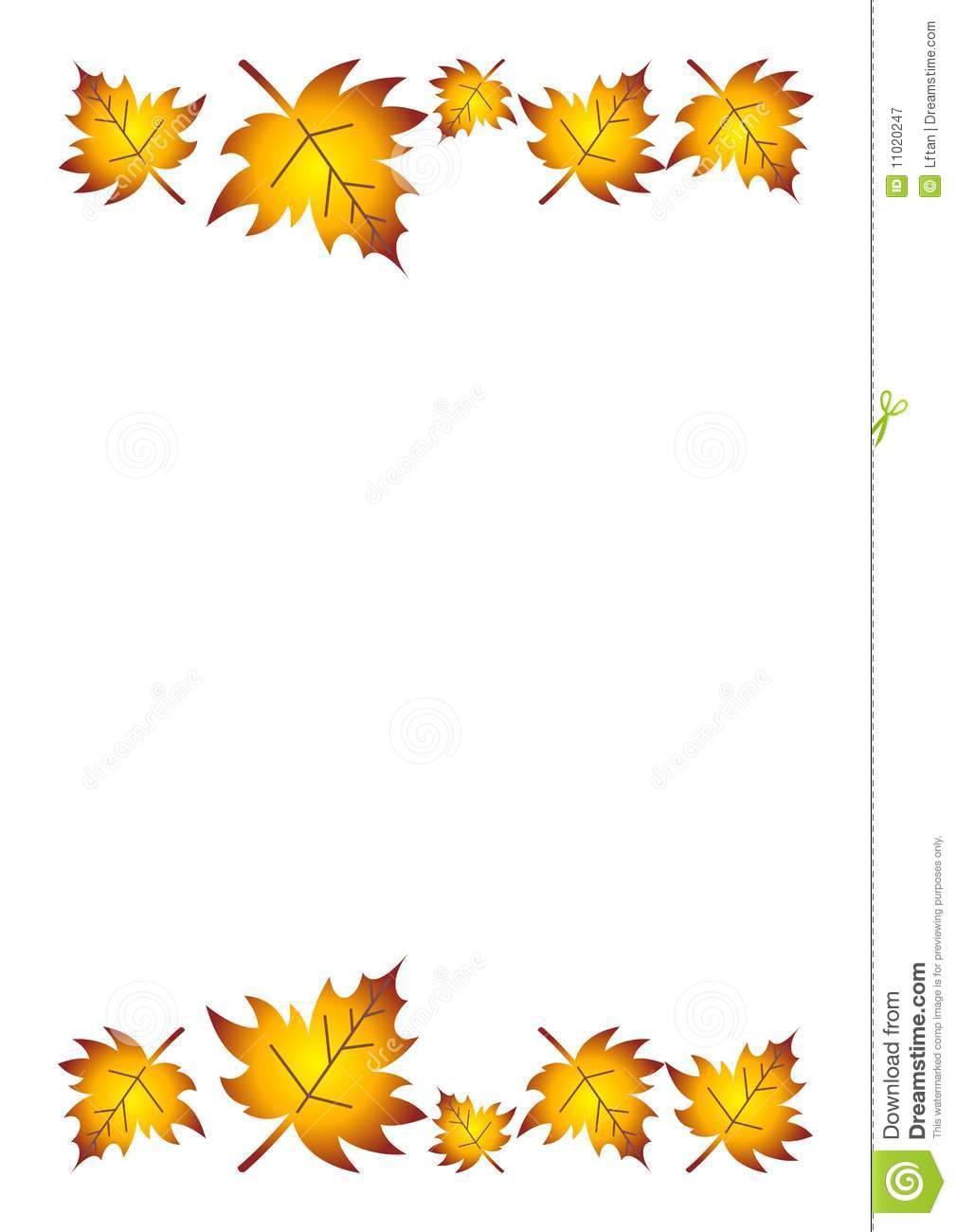 More Similar Stock Images Of   Fall Leaves Border