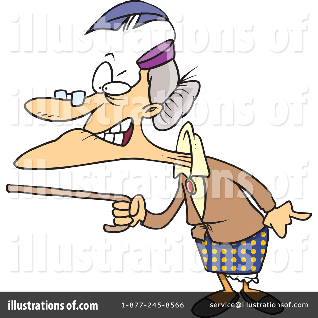 Royalty Free  Rf  Granny Clipart Illustration By Ron Leishman   Stock