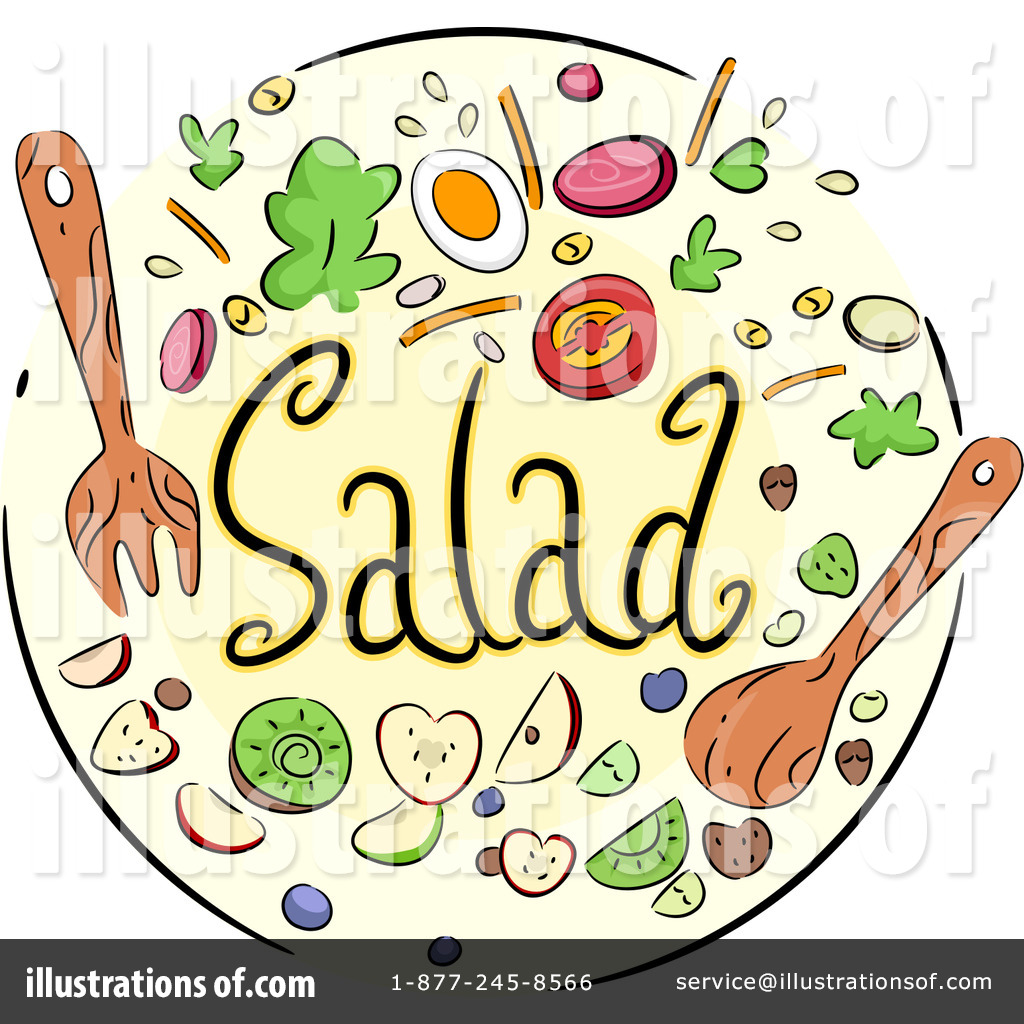 Royalty Free  Rf  Salad Clipart Illustration  1104205 By Bnp Design