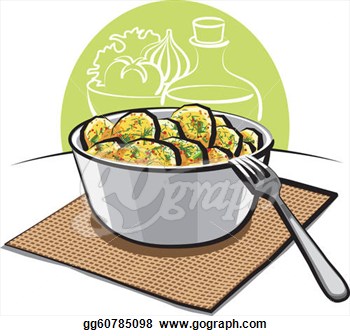 Salad With Parsley And Dill  Stock Clip Art Gg60785098   Gograph