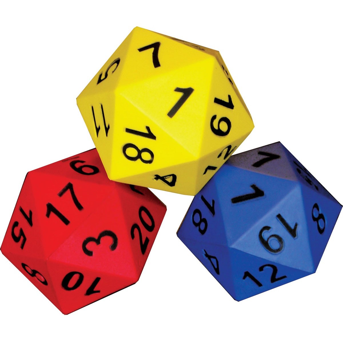 20 Sided Dice Silent 20 Sided Giant Dice
