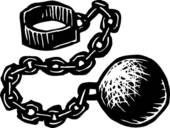 Clip Art Of Chains Chains   Search Clipart Illustration Posters