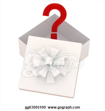 Clipart   Gift Box With A Surprise  Stock Illustration Gg63005100