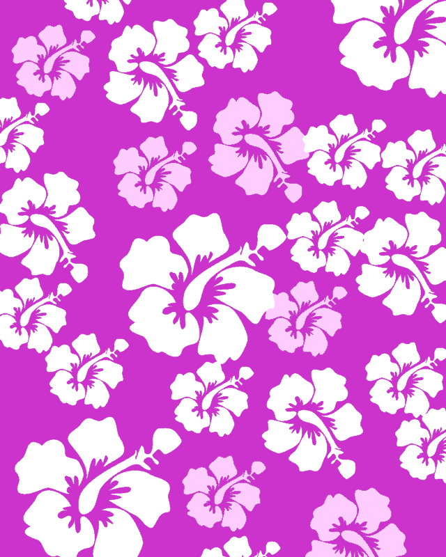 Hawaii Clip Art Pink Hibiscus Background Or Printable Craft Paper