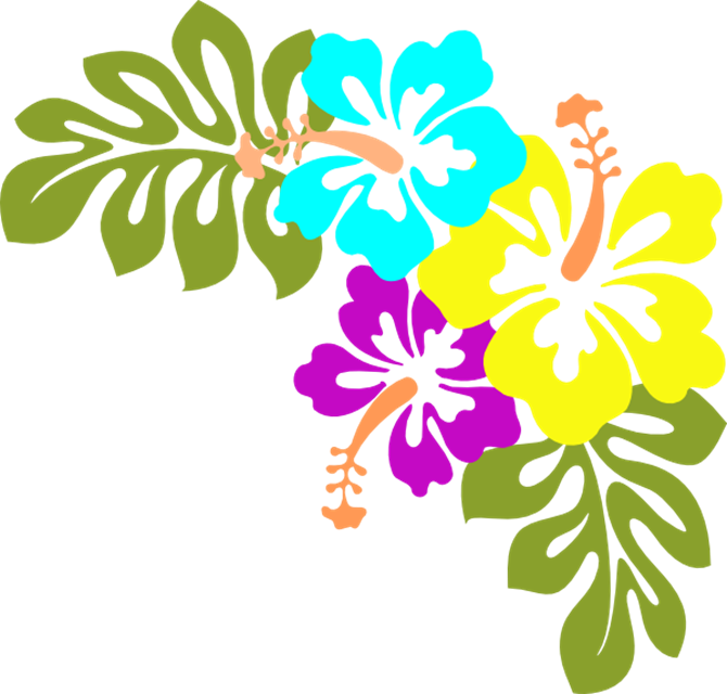 Hawaiian Flowers Clip Art Free Flowers Clip Art