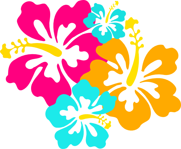 Hibiscus Flowers 4 Clip Art At Clker Com   Vector Clip Art Online