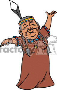 Native American Lady Dancing