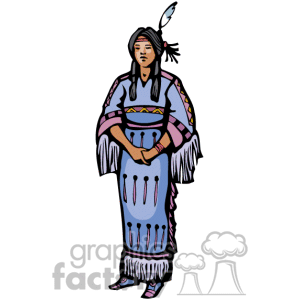 Native Americans Western Navajo Female Vector Eps Jpg Png Clipart