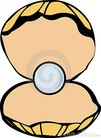 Pearl In Oyster Clipart   Cliparthut   Free Clipart