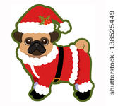 Puppy In Christmas Hat Graphics Free Vector Puppy In Christmas Hat