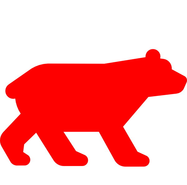 Red Bear Clip Art At Clker Com   Vector Clip Art Online Royalty Free