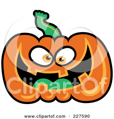 Royalty Free  Rf  Clipart Illustration Of A Smiling Jackolantern By