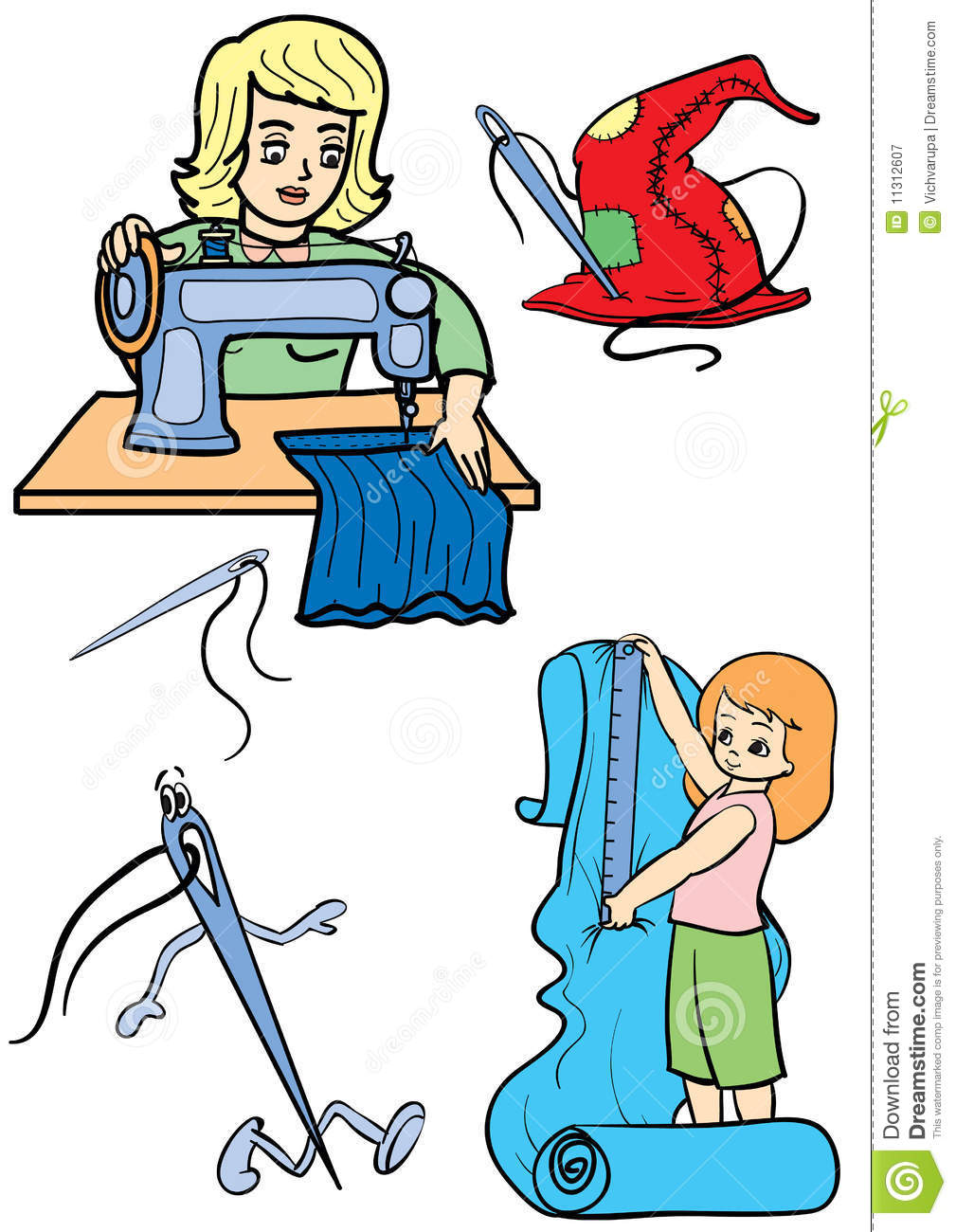 Sewing Royalty Free Stock Photography   Image  11312607