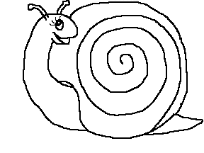 Snail Clipart Black And White Black And White Version