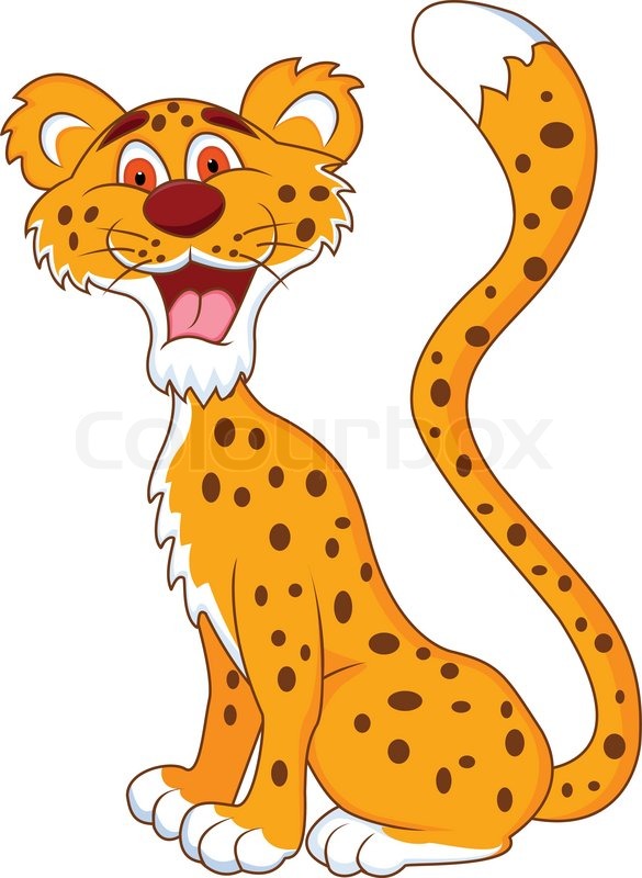 Baby Cheetah Cartoon Clipart   Cliparthut   Free Clipart