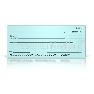 Blank Check   Presentation Clipart   Great Clipart For Presentations