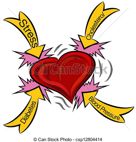 Causes   An Image Of A Heart Attack Csp12804414   Search Clipart