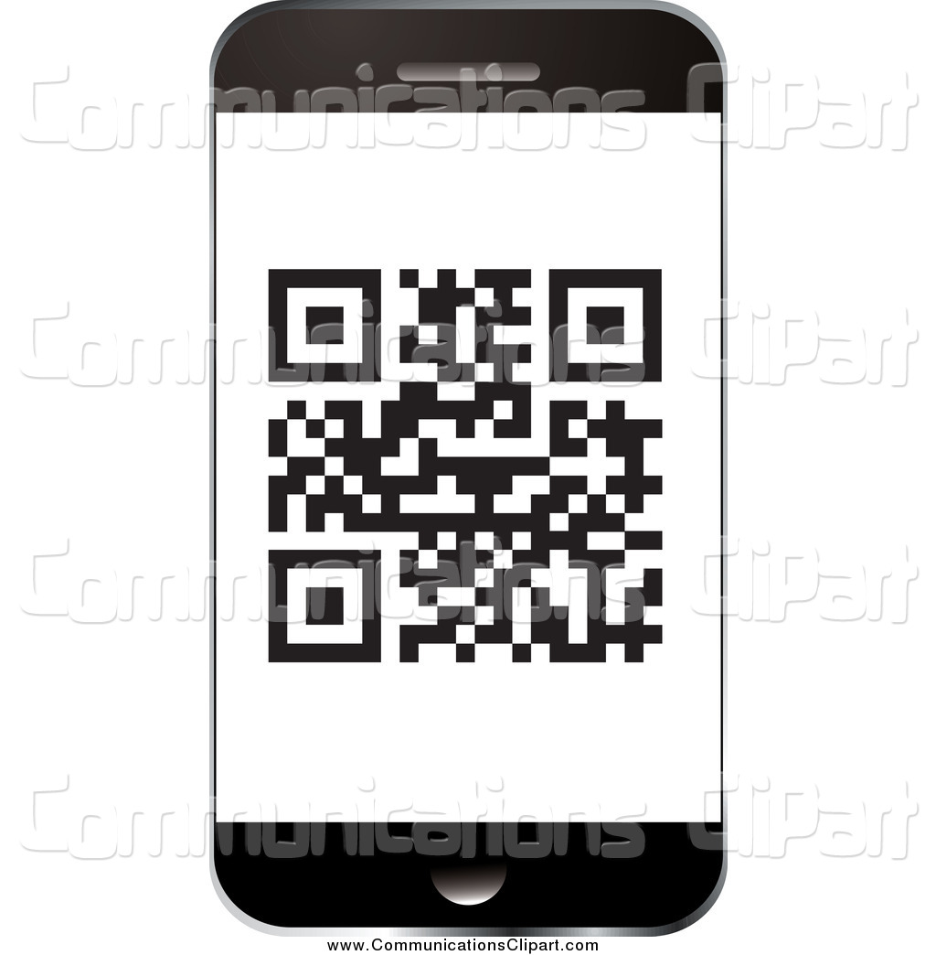 Code Clipart Clipart Of A Qr Code On A