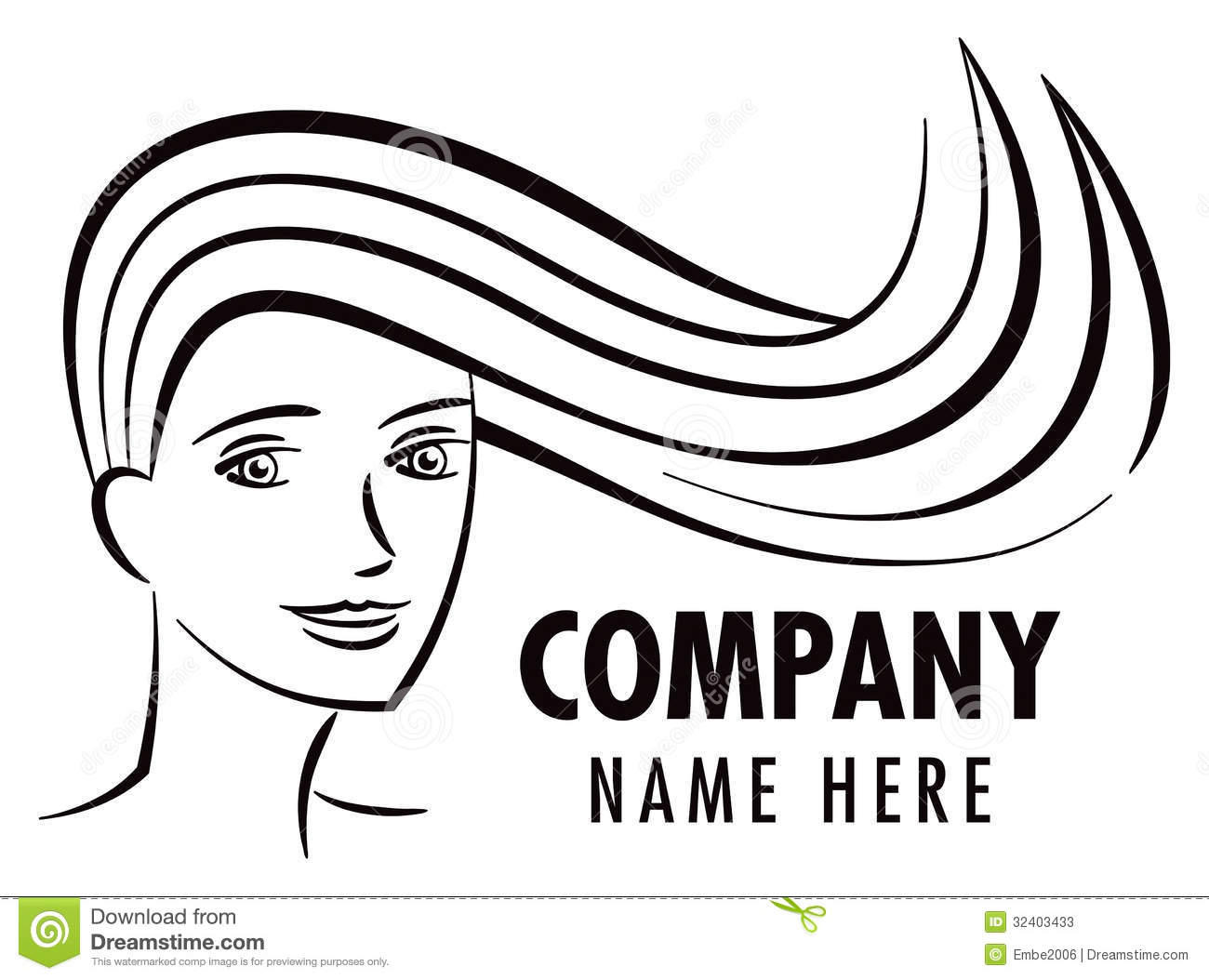 Hair Salon Clip Art Picture Hair Salon Logo Stock Photos   Image    