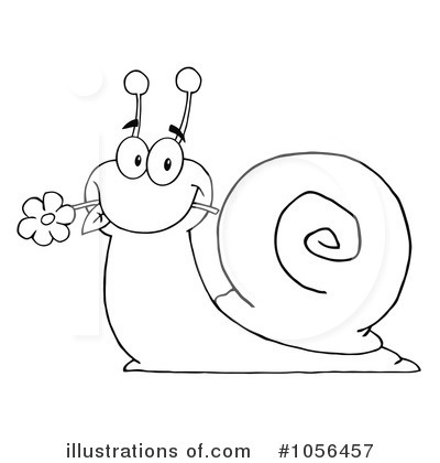 Snail Clipart  1056457   Illustration By Hit Toon