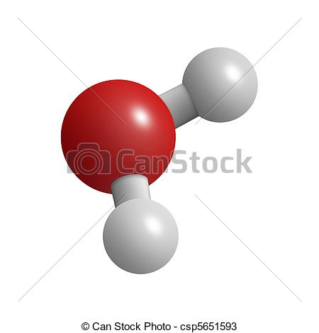Water Molecule H2o Csp5651593   Search Clipart Illustration And Eps