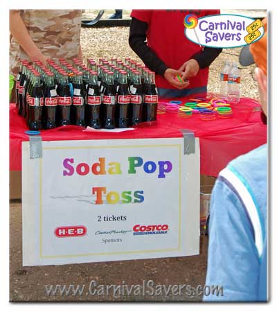 Carnival Game And Booth Ideas   Cola Ring Toss