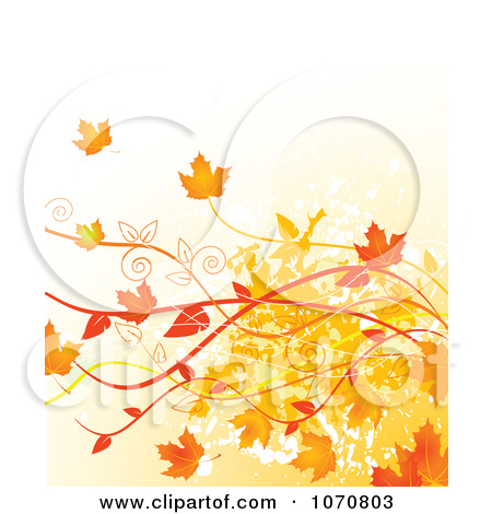 Clipart Autumn Grunge Background   Royalty Free Vector Illustration By