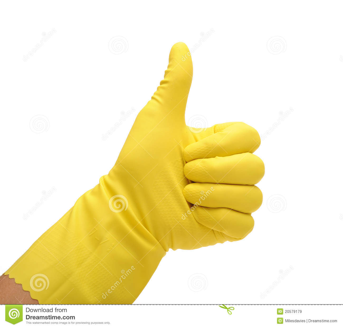 Clipart Rubber Gloves Rubber Glove Thumbs Up