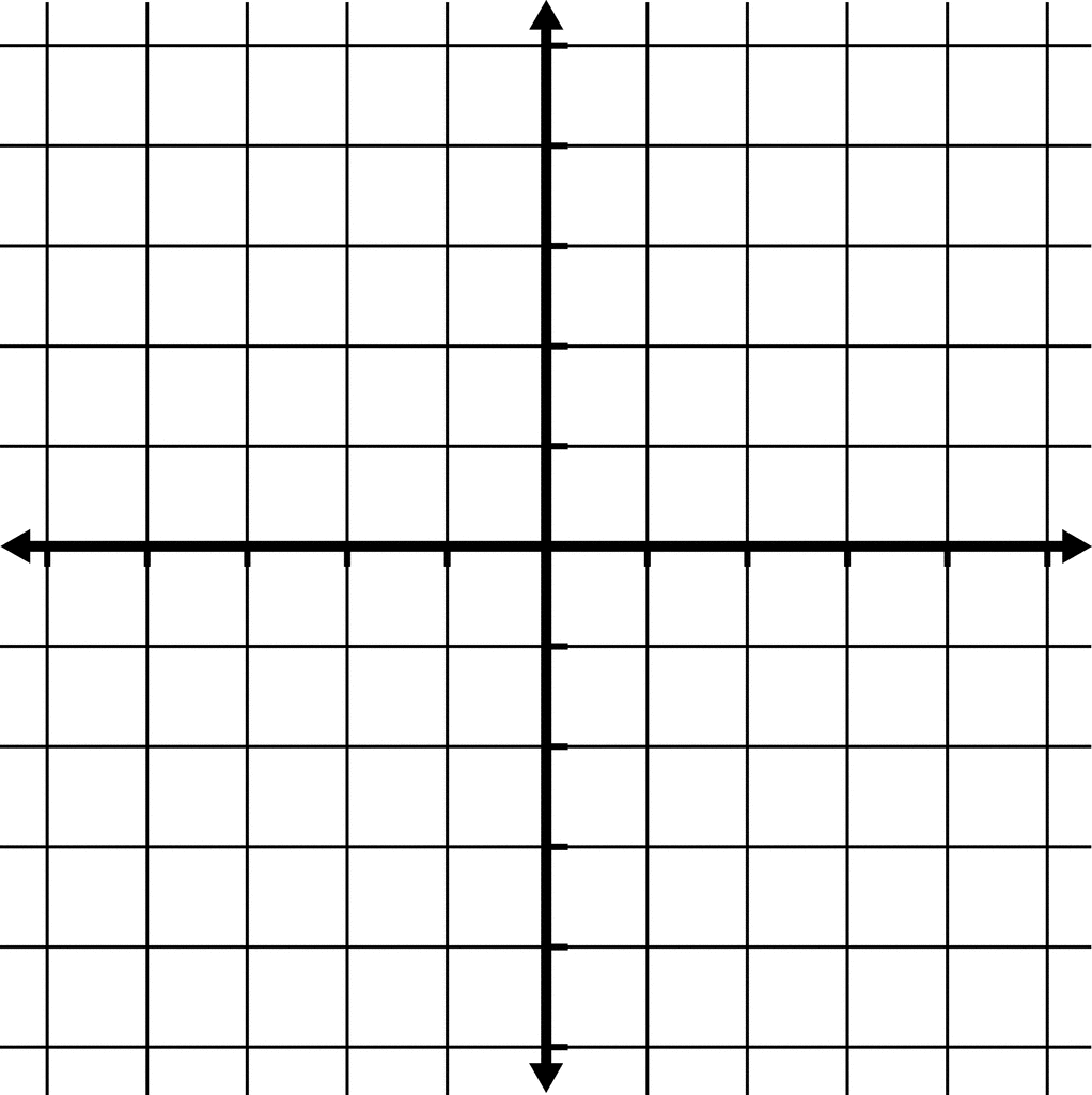 Coordinate Grid With Grid Lines Shown But No Labels   Clipart Etc