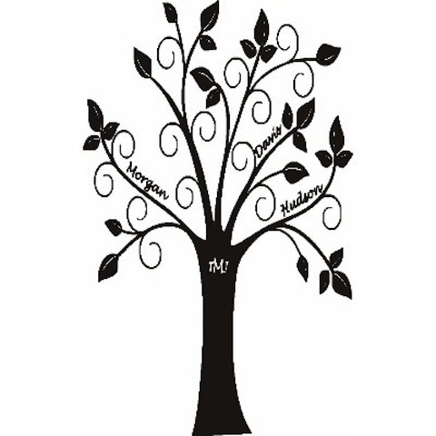 Family Tree Black And White   Clipart Panda   Free Clipart Images
