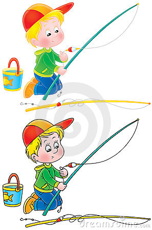 Fishing Boy Stock Image   Image  16456471
