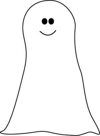 Ghost Clip Art Image   Cute Ghost With A Cute Smiling Face