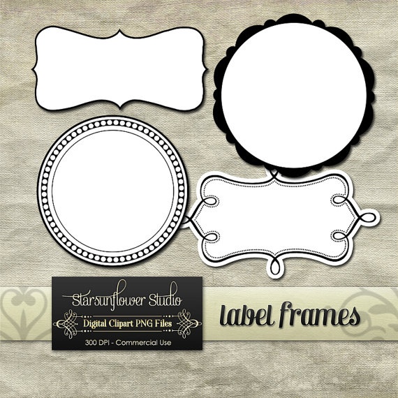 Label Frames Borders Clipart Printables   Hoping These Will Work For    