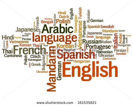 Languages Of The World Word Cloud Illustration  Word Collage Concept