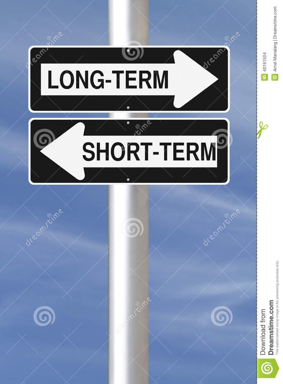 Modified One Way Street Signs Indicating Long Term And Short Term