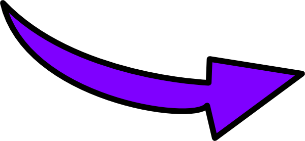 Purple Curvy Arrow Clipart   Free Clip Art Images