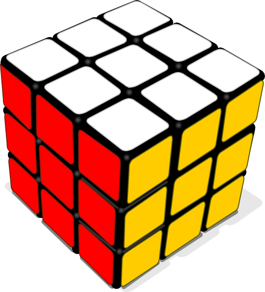 Rubik Cube Game Clip Art At Clker Com   Vector Clip Art Online    