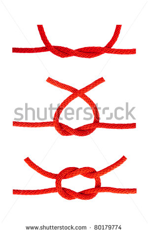Square Knot Clipart Reef Knot Or Square Knot